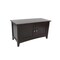 Alaterre Furniture Shaker Cottage Storage Cabinet Bench, Espresso ASCA05P0 - alternate 1